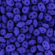 SuperDuo Beads 2.5x5mm Neon - Ocean Blue